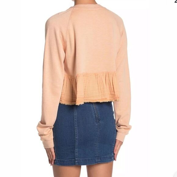 NWT Free People Sweet Jane Cropped Pullover - Picture 7 of 7